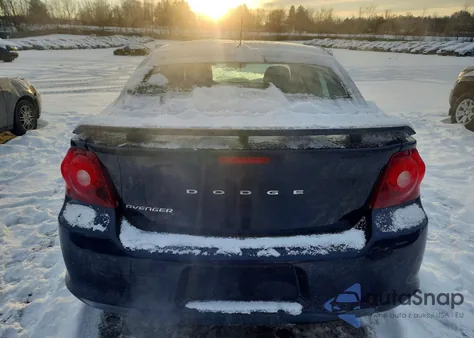 2013 Dodge Avenger Se from USA, damaged, VIN 1C3CDZAG6DN768743